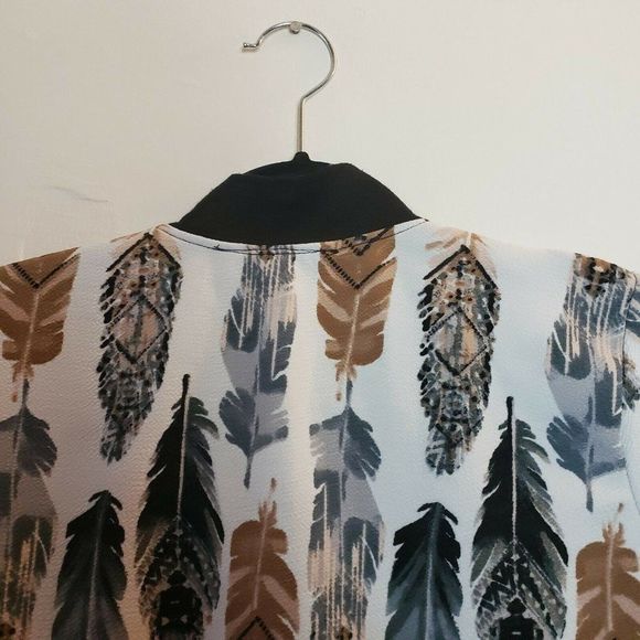 Love Spell Feather Design Jacket Size Medium - Picture 10 of 10